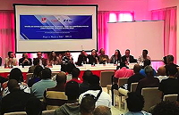 Alex Shapiro on the CIAM ExCo career workshop panel in Cabo Verde, Africa